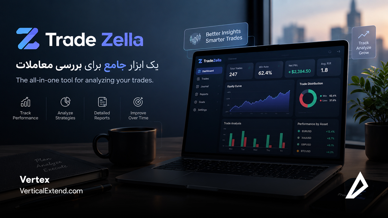 تصویر بیانگر TradeZella؛ یک ابزار جامع برای بررسی معاملات