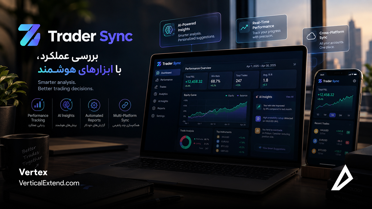 تصویر بیانگر TraderSync؛ بررسی عملکرد همراه با ابزارهای هوشمند
