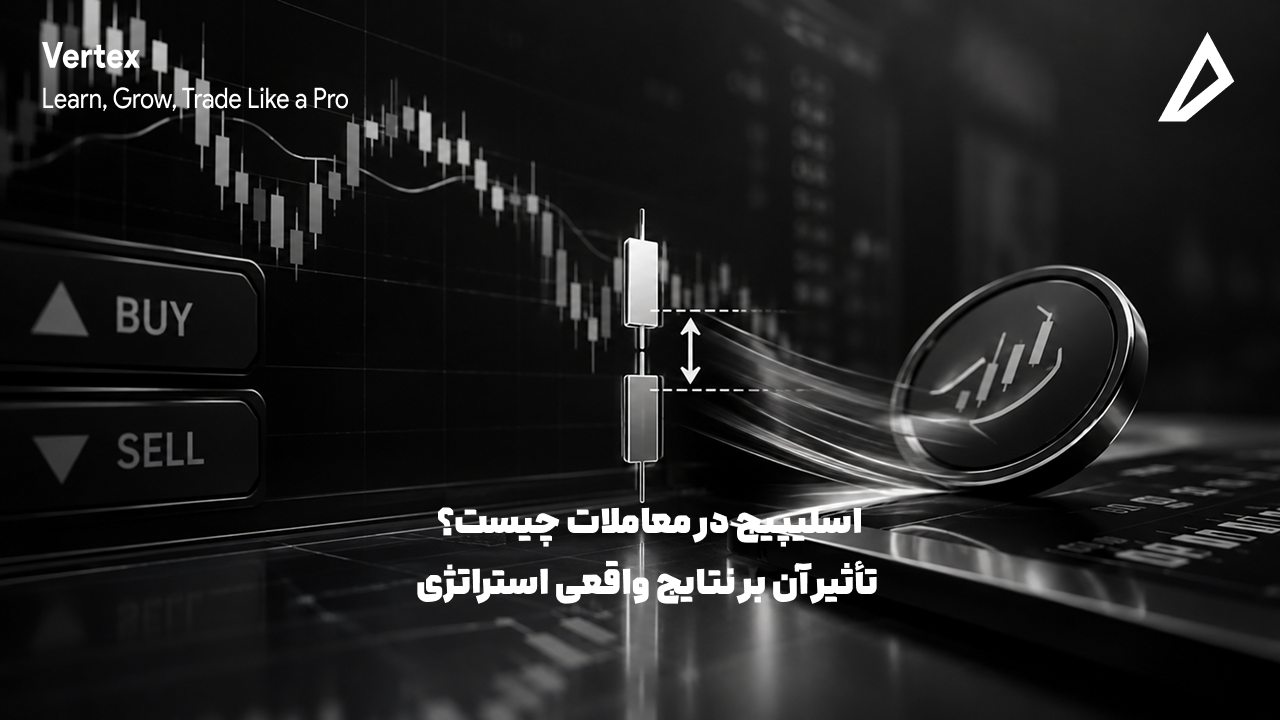 تصویر اسلیپیج در معاملات چیست را نشان می دهد.
