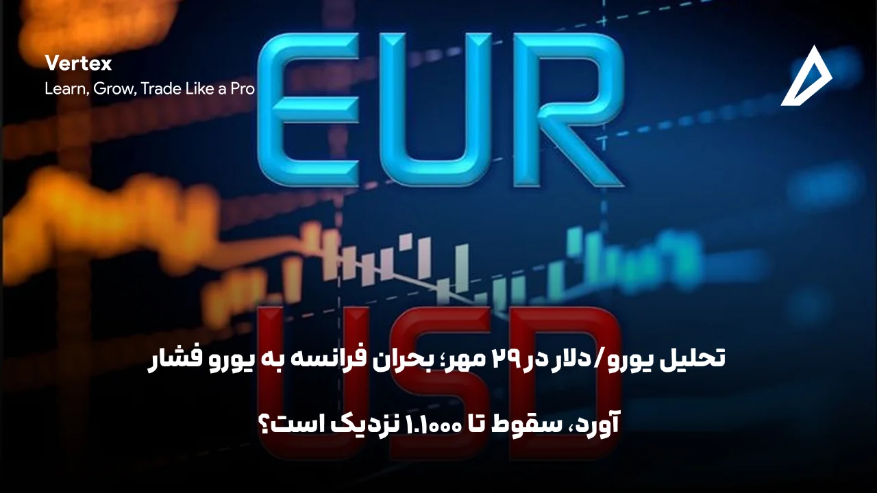 تحلیل EURUSD در ۲۹ مهر؛ بحران فرانسه به یورو فشار آورد، سقوط تا ۱.۱۰۰۰ نزدیک است؟
