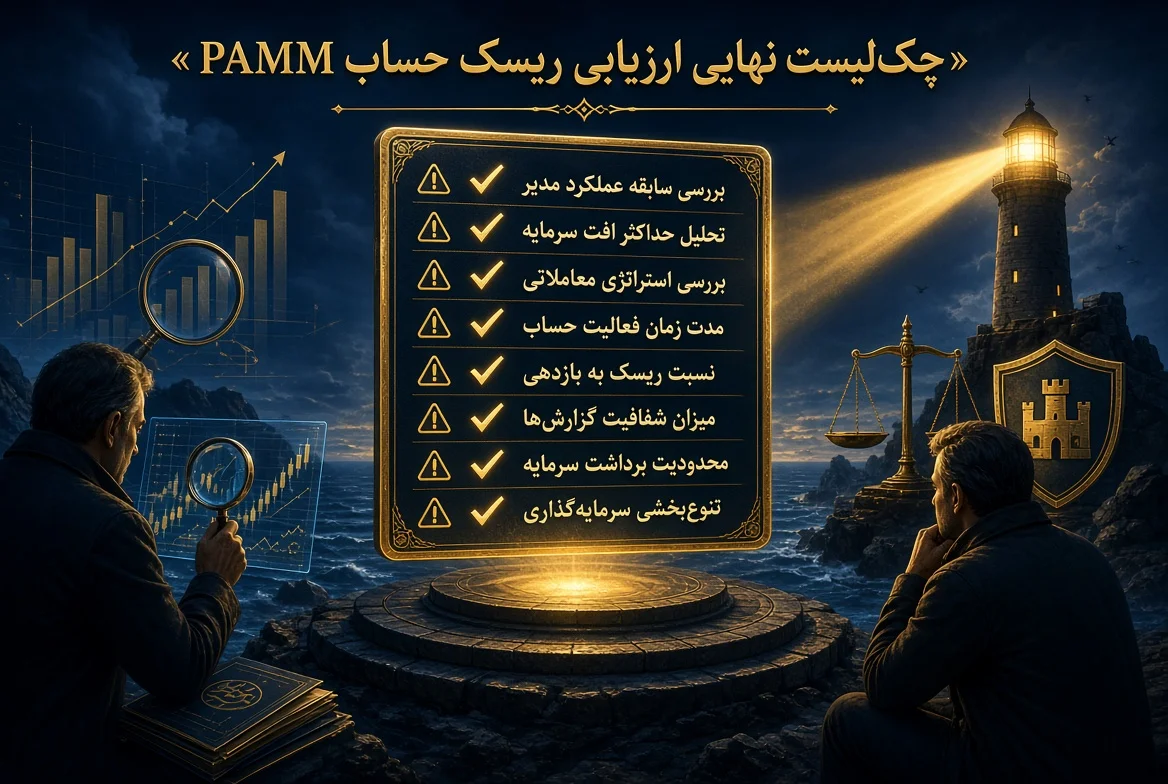 چک‌لیست نهایی ارزیابی ریسک حساب PAMM
